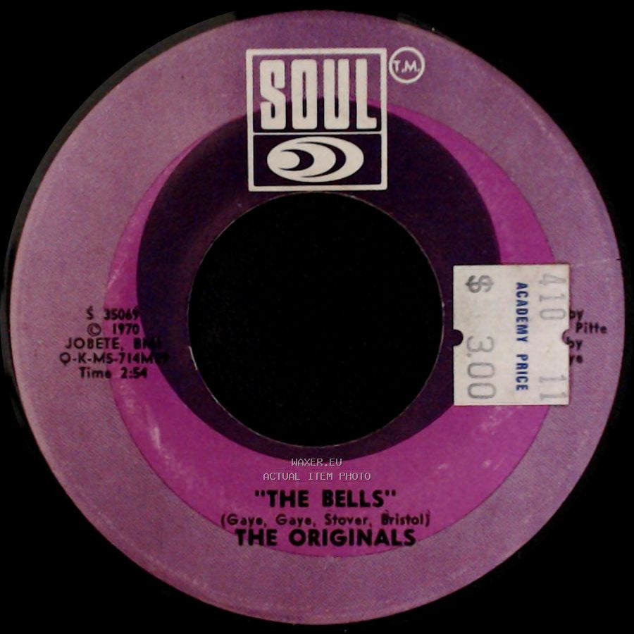 The Originals - I'll Wait For You / The Bells side B