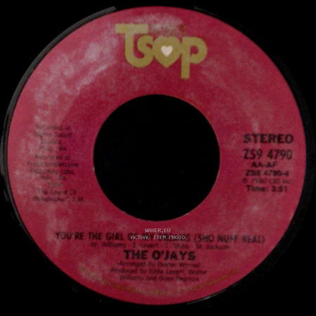 The O'jays - You're The Girl Of My Dreams (Sho Nuff Real) / Girl, Don't Let It Get You Down side A