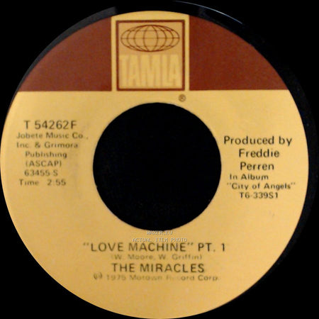 The Miracles - Love Machine Pt. 2 / Love Machine Pt. 1 side B