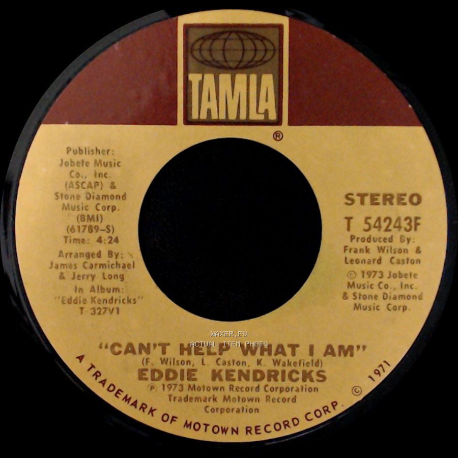 Eddie Kendricks - Can't Help What I Am / Boogie Down side A