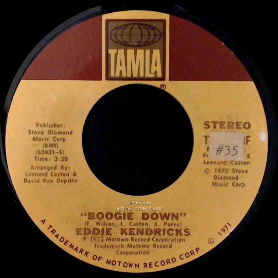Eddie Kendricks - Can't Help What I Am / Boogie Down side B