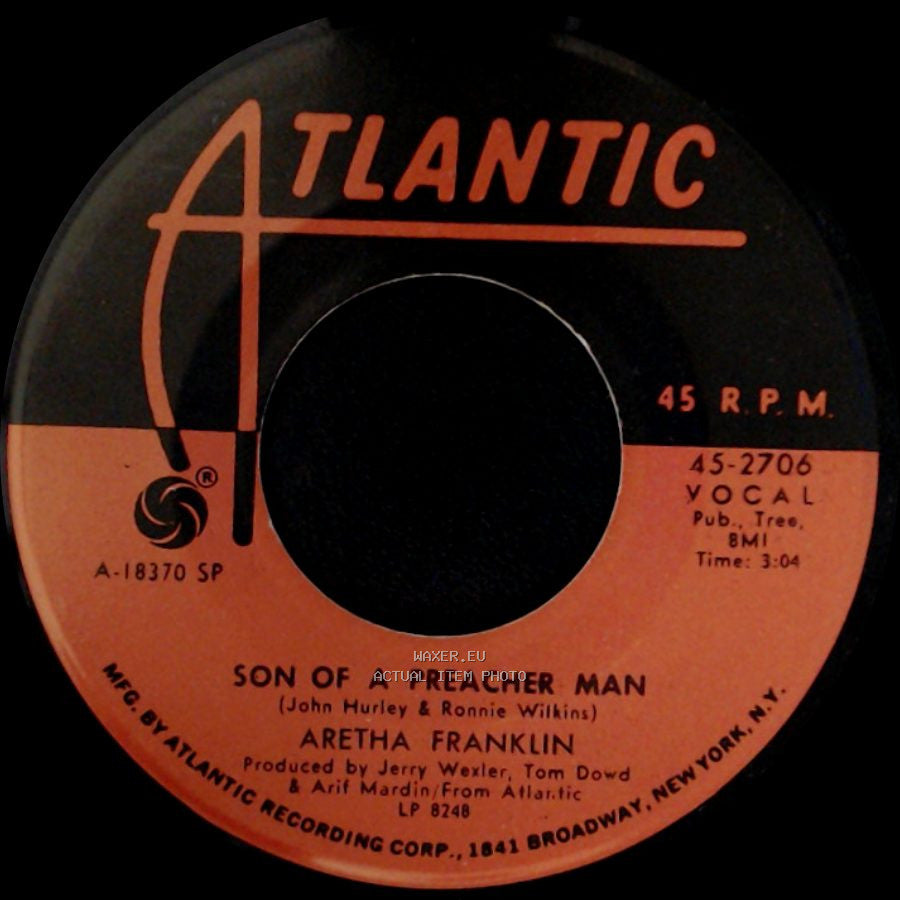 Aretha Franklin - Call Me / Son Of A Preacher Man side B