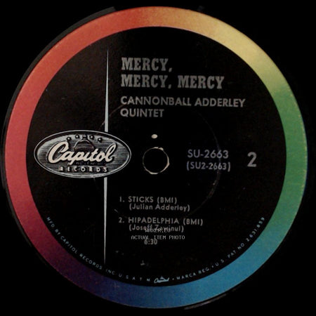 Cannonball Adderley Quintet - Mercy, Mercy, Mercy / Mercy, Mercy, Mercy side A