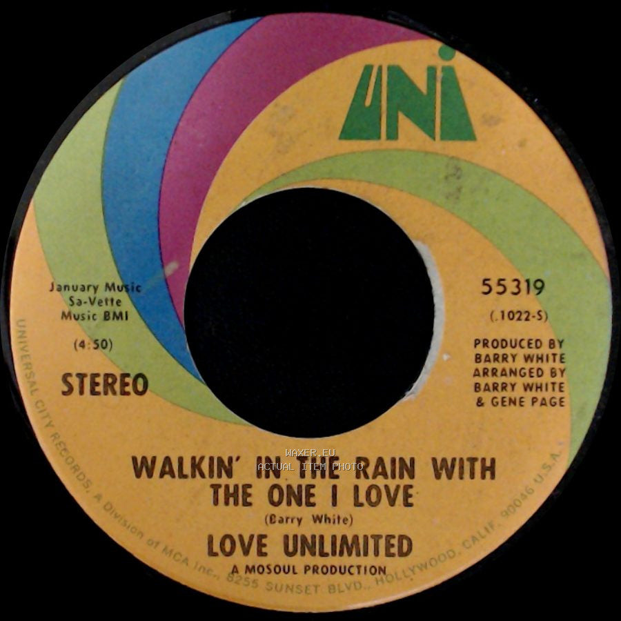 Love Unlimited - Walkin' In The Rain With The One I Love / I Should Have Known side A