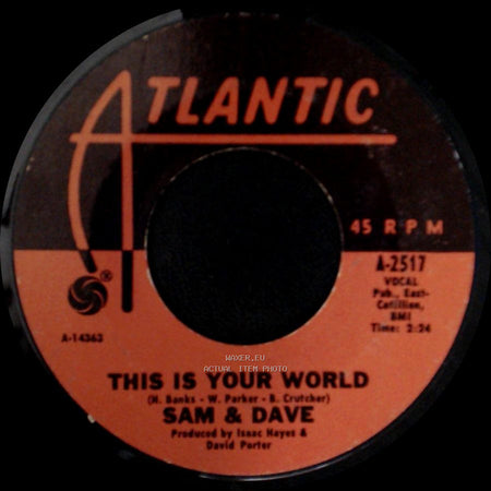 Sam & Dave - You Don't Know What You Mean To Me / This Is Your World side B
