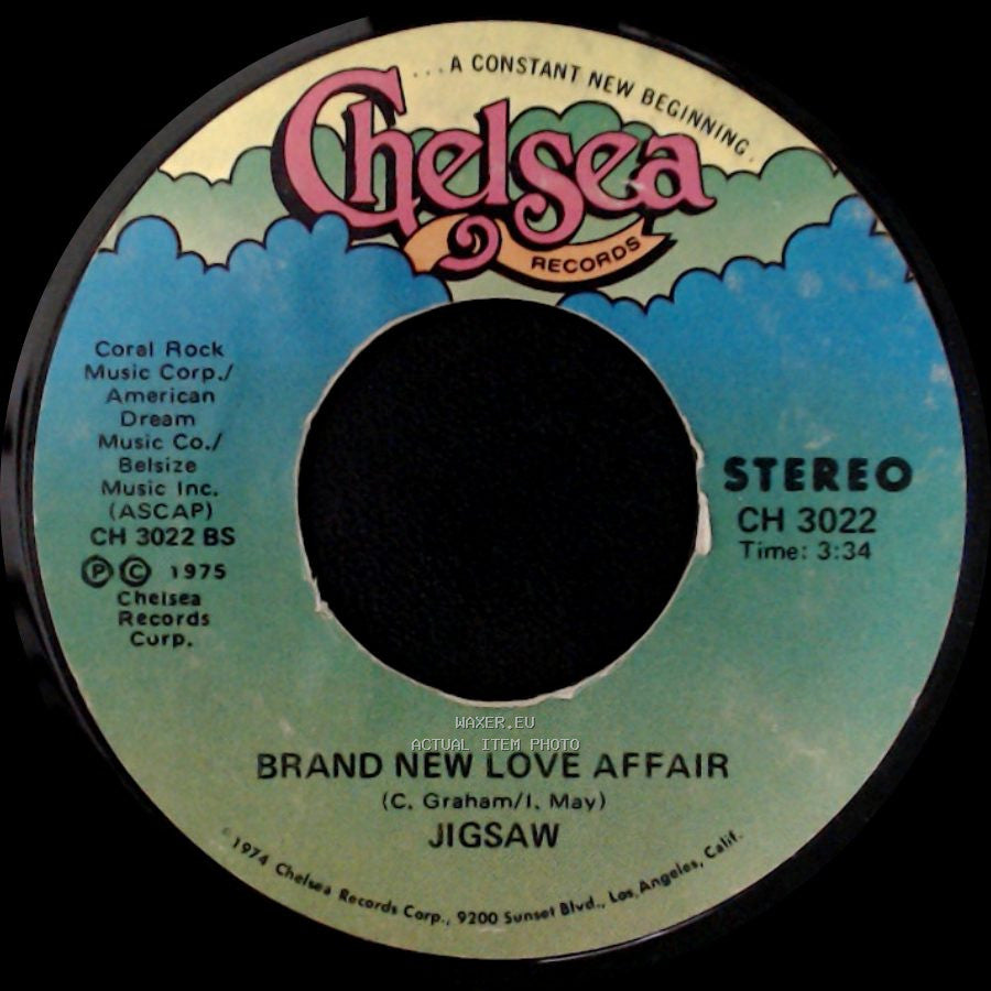 Jigsaw - Sky High / Brand New Love Affair side B