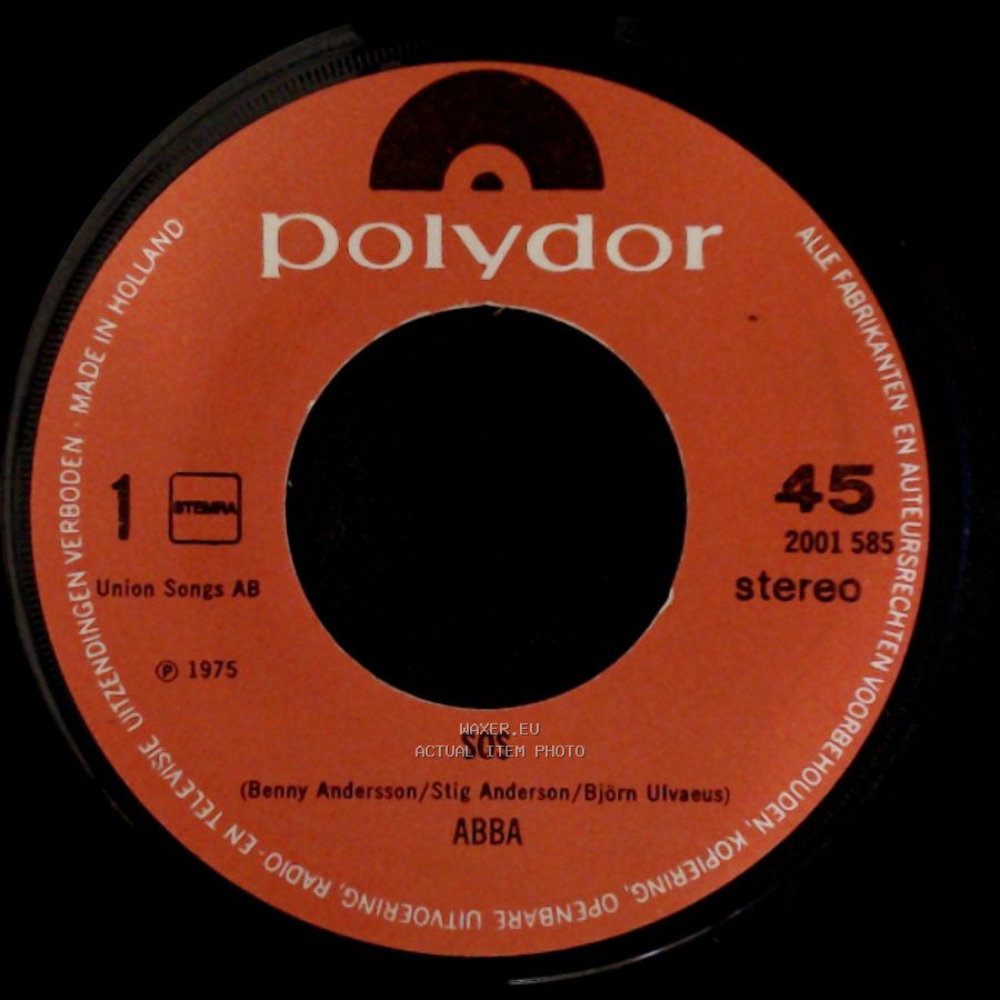 Abba - Sos / Man In The Middle side A