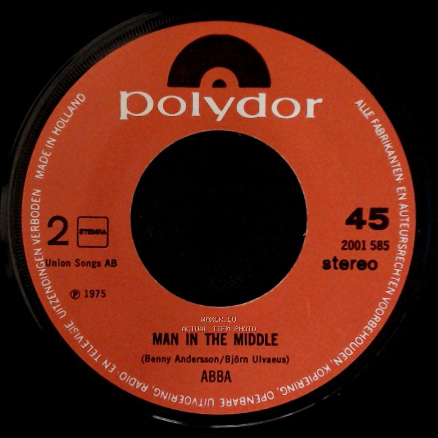 Abba - Sos / Man In The Middle side B