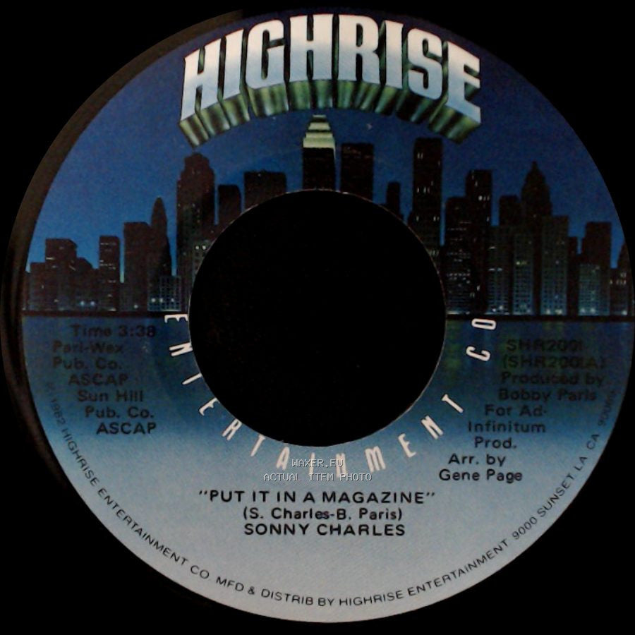 Sonny Charles - The Week-End Father Song / Put It In A Magazine side B