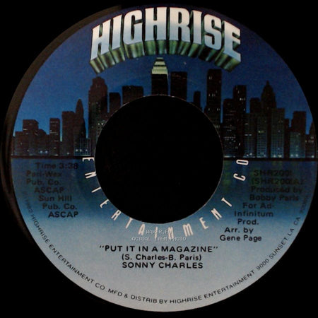 Sonny Charles - The Week-End Father Song / Put It In A Magazine side B