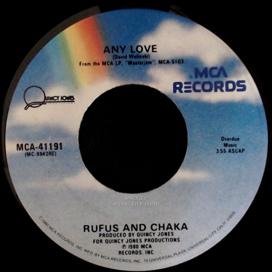 Rufus And Chaka - Any Love / What Am I Missing? side A