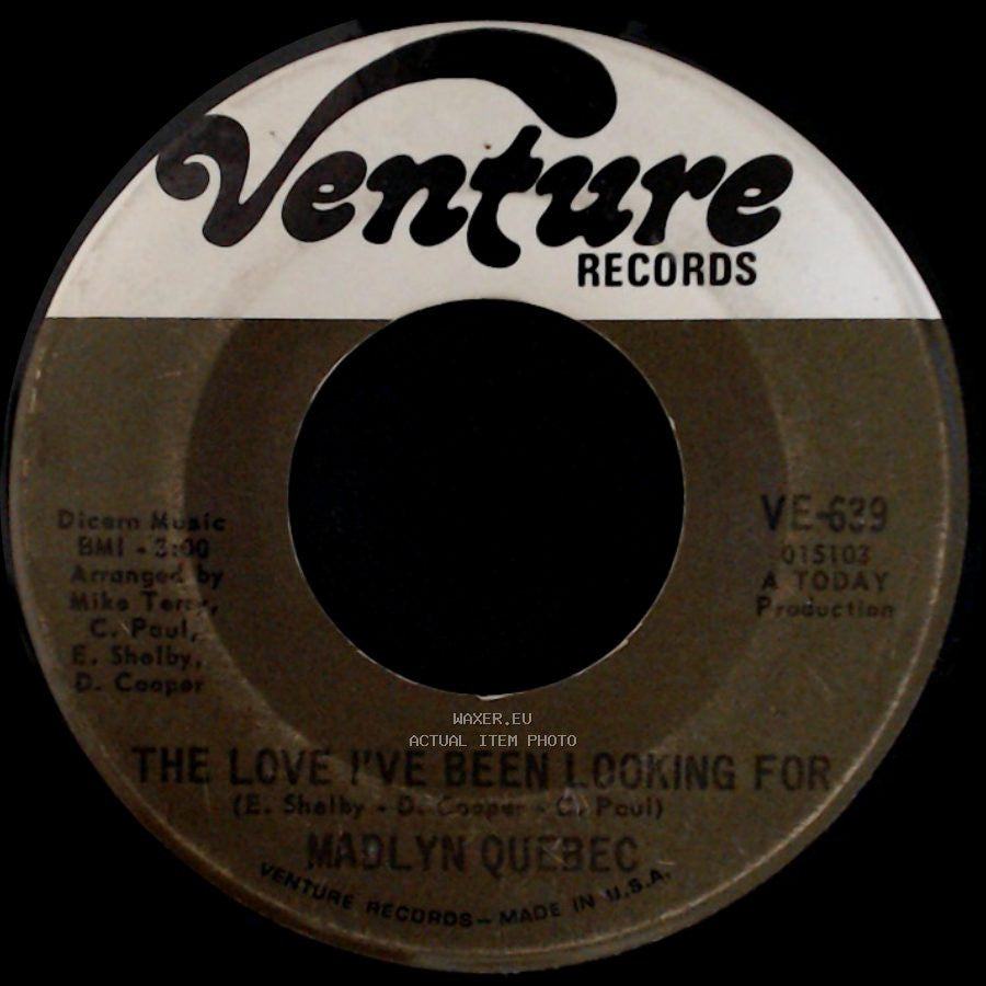 Madlyn Quebec - Better Than My Rest / The Love I've Been Looking For side B