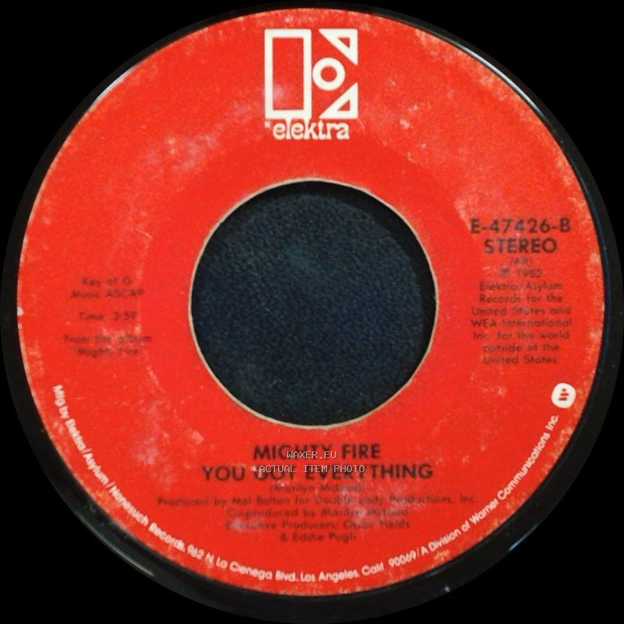 Mighty Fire - Sixth Street (Turn It Up) / You Got Everything side B