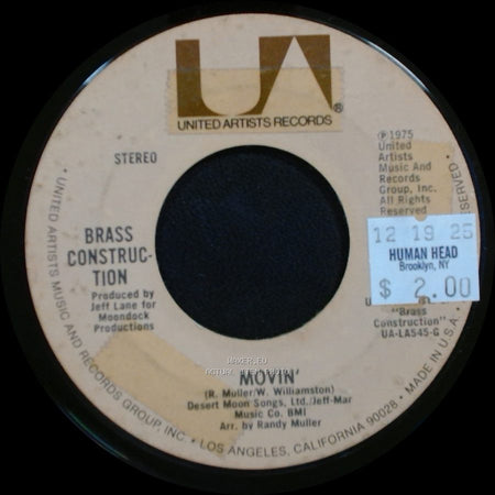 Brass Construction - Movin' / Talkin' side A