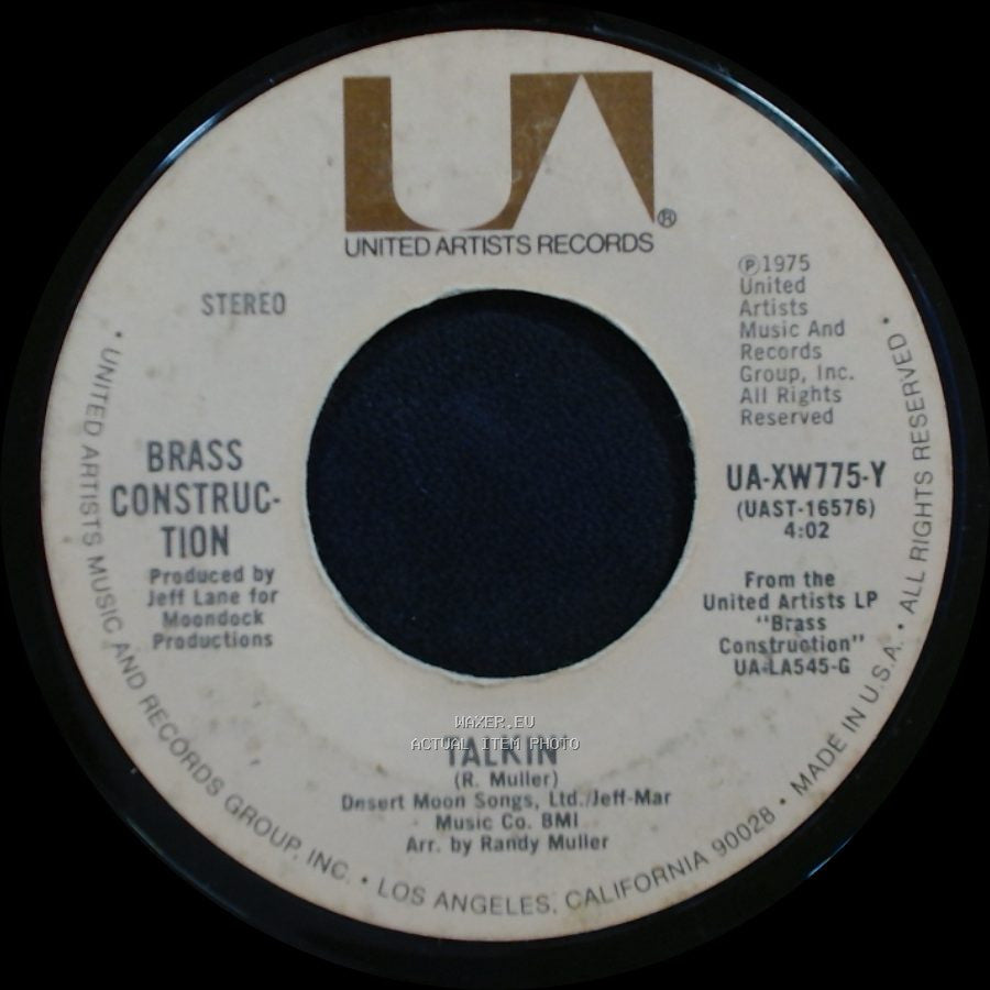 Brass Construction - Movin' / Talkin' side B