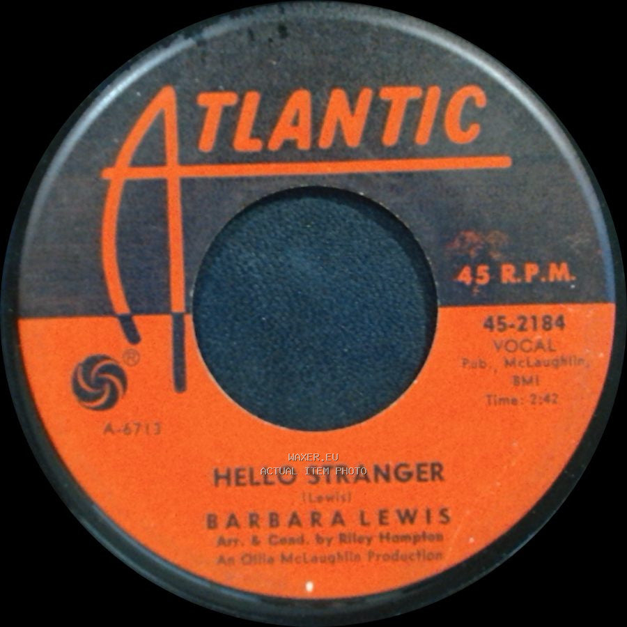Barbara Lewis - Think A Little Sugar / Hello Stranger side B