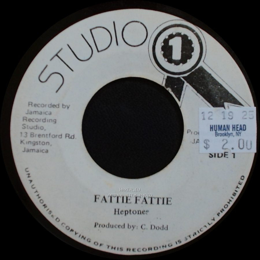 Heptones - Fattie Fattie / Fattie Fattie Version side A