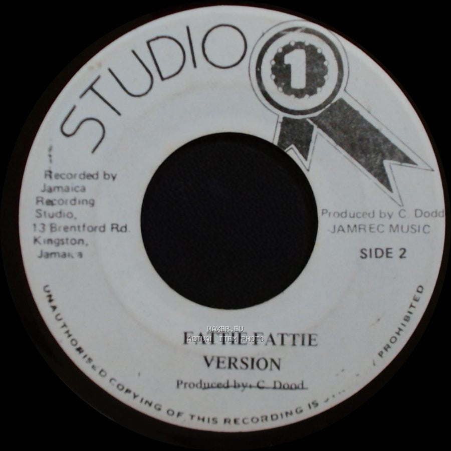 Heptones - Fattie Fattie / Fattie Fattie Version side B