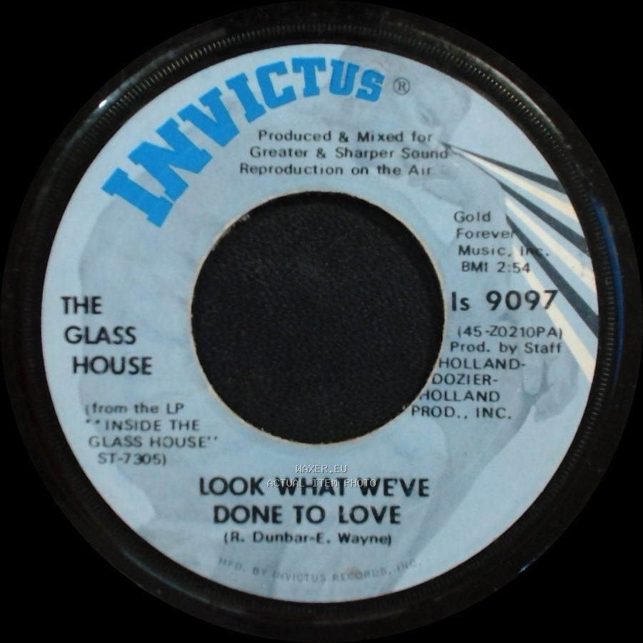 The Glass House - Heaven Is There To Guide Us / Look What We've Done To Love side B