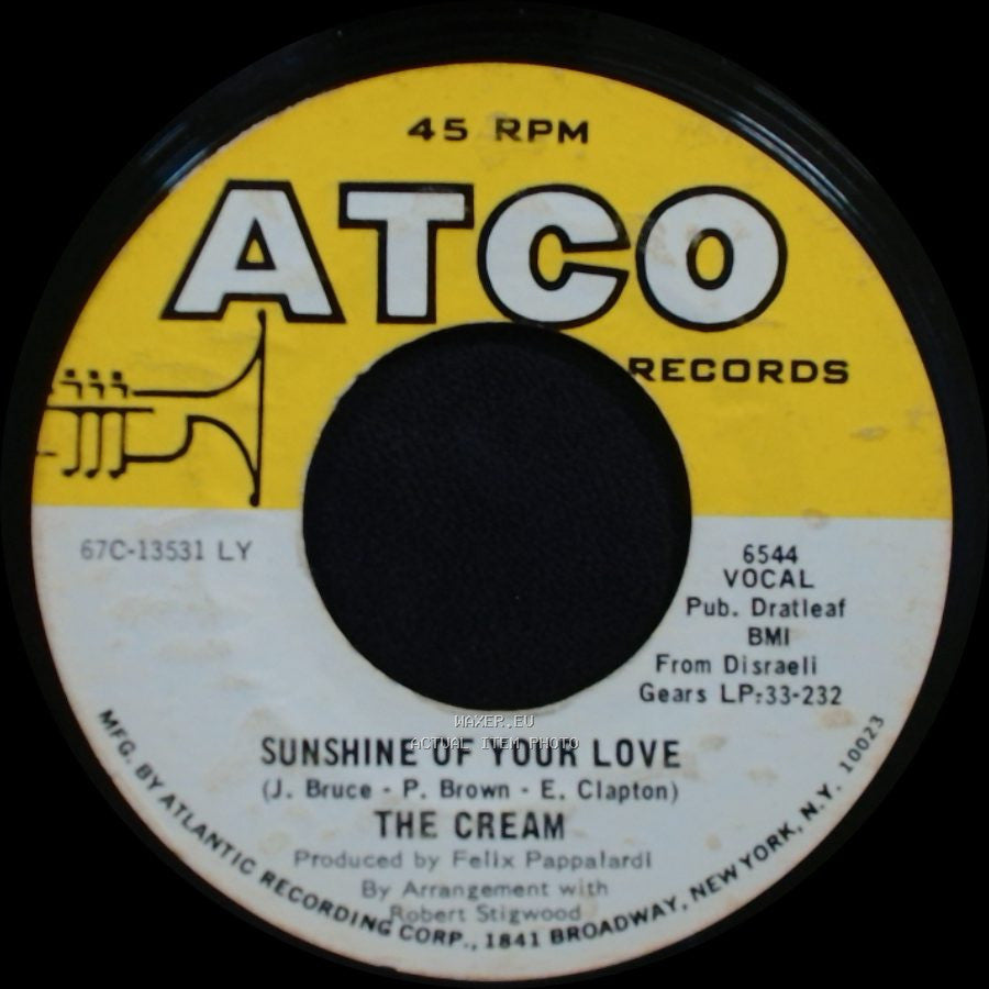 The Cream - Swlabr / Sunshine Of Your Love side B