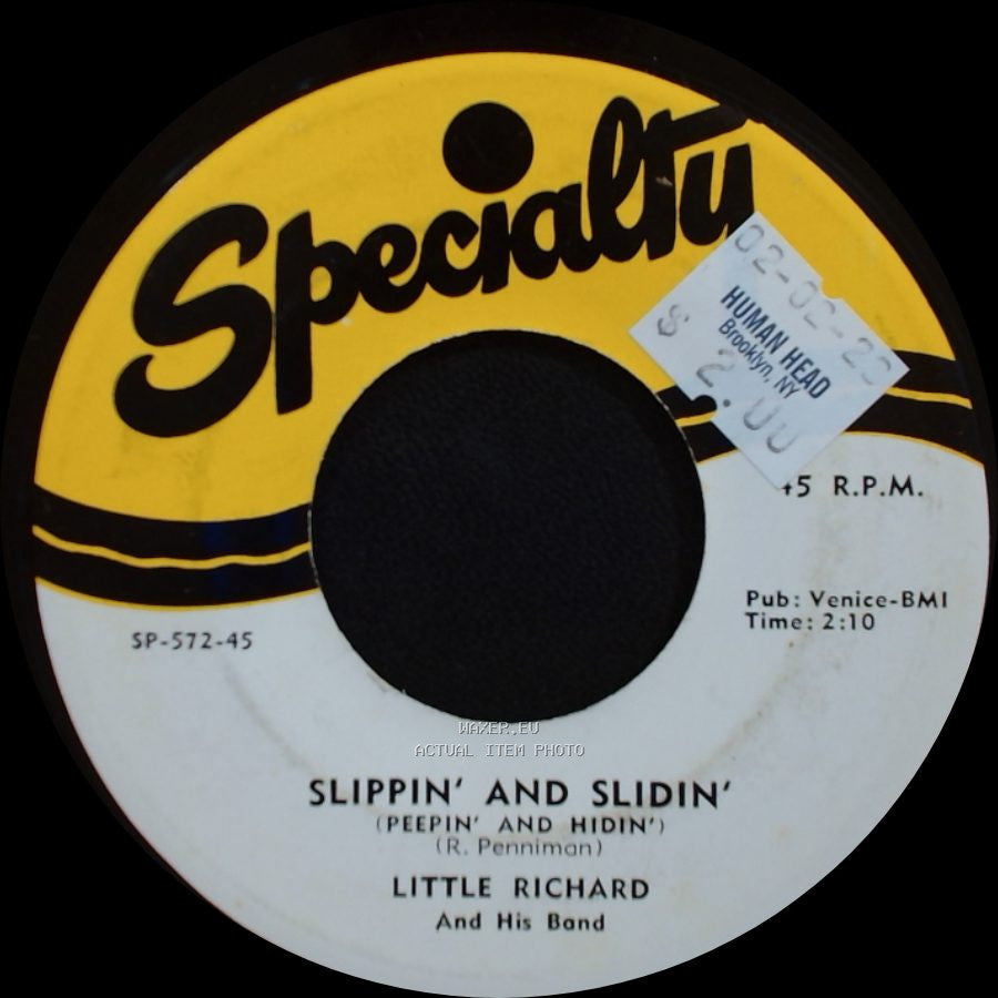 Little Richard And His Band / Little Richard - Long Tall Sally / Slippin' And Slidin' (Peepin' And Hidin') side B