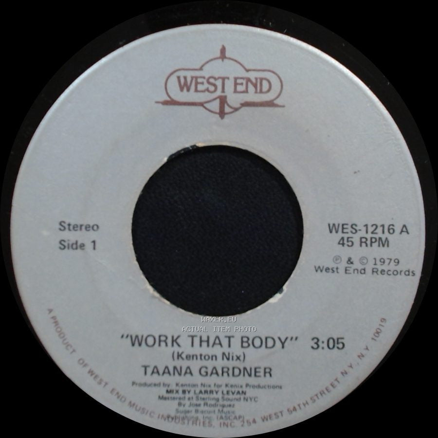Taana Gardner - Work That Body / Work That Body side A