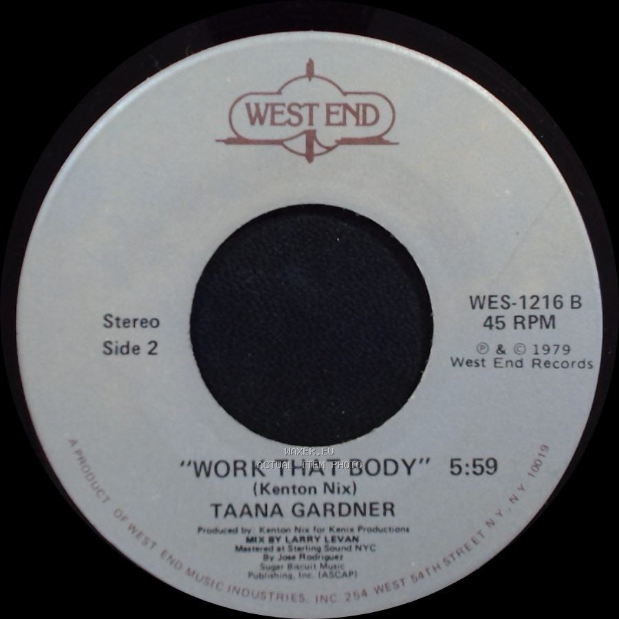 Taana Gardner - Work That Body / Work That Body side B