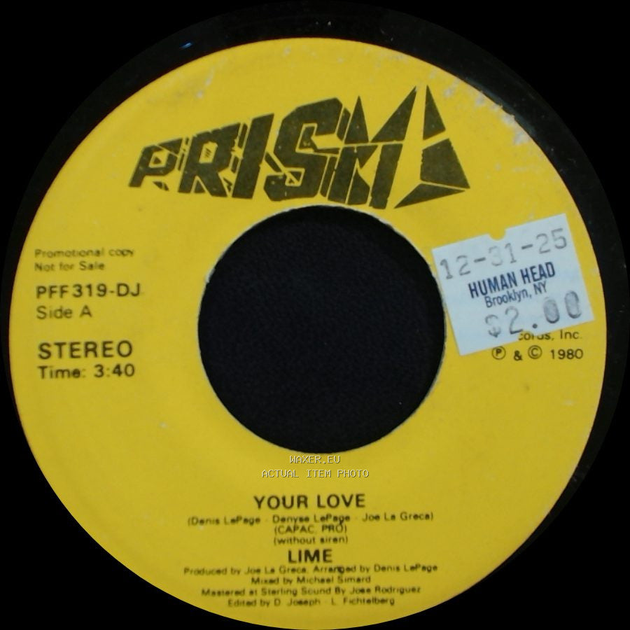Lime - Your Love / Your Love side A