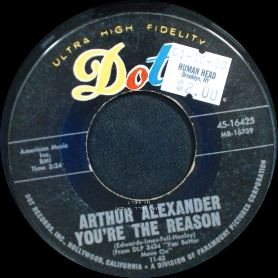 Arthur Alexander - You're The Reason / Go Home Girl side A