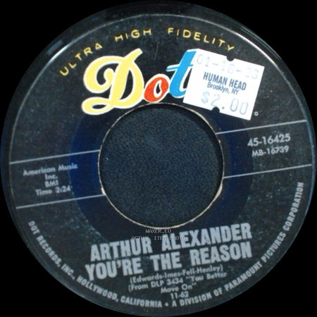 Arthur Alexander - You're The Reason / Go Home Girl side A