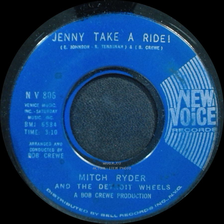 Mitch Ryder And The Detroit Wheels - Jenny Take A Ride! / Baby Jane (Mo-Mo Jane) side A