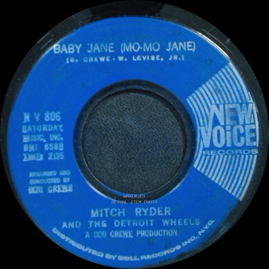 Mitch Ryder And The Detroit Wheels - Jenny Take A Ride! / Baby Jane (Mo-Mo Jane) side B