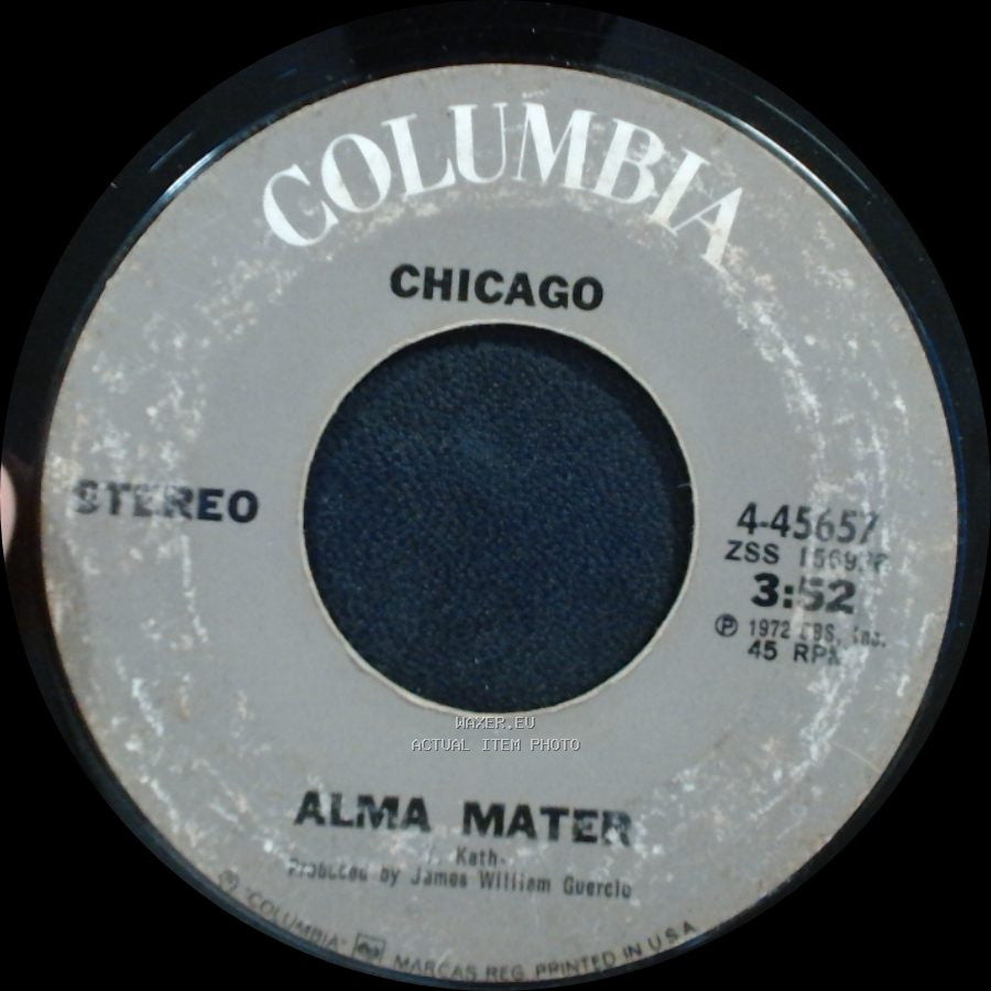 Chicago - Alma Mater / Saturday In The Park side A