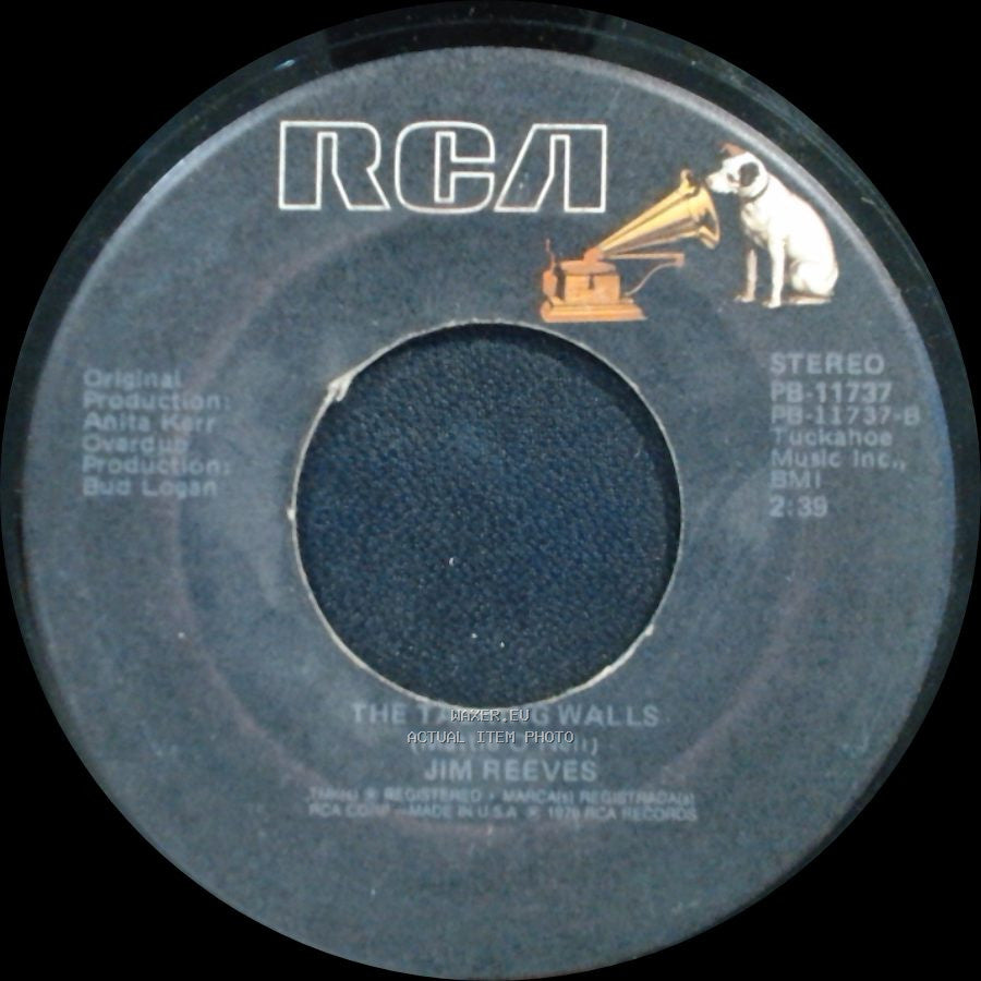 Jim Reeves - The Talking Walls / Oh, How I Miss You Tonight side A