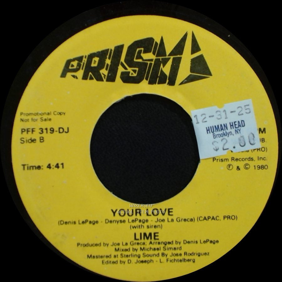 Lime - Your Love / Your Love side B