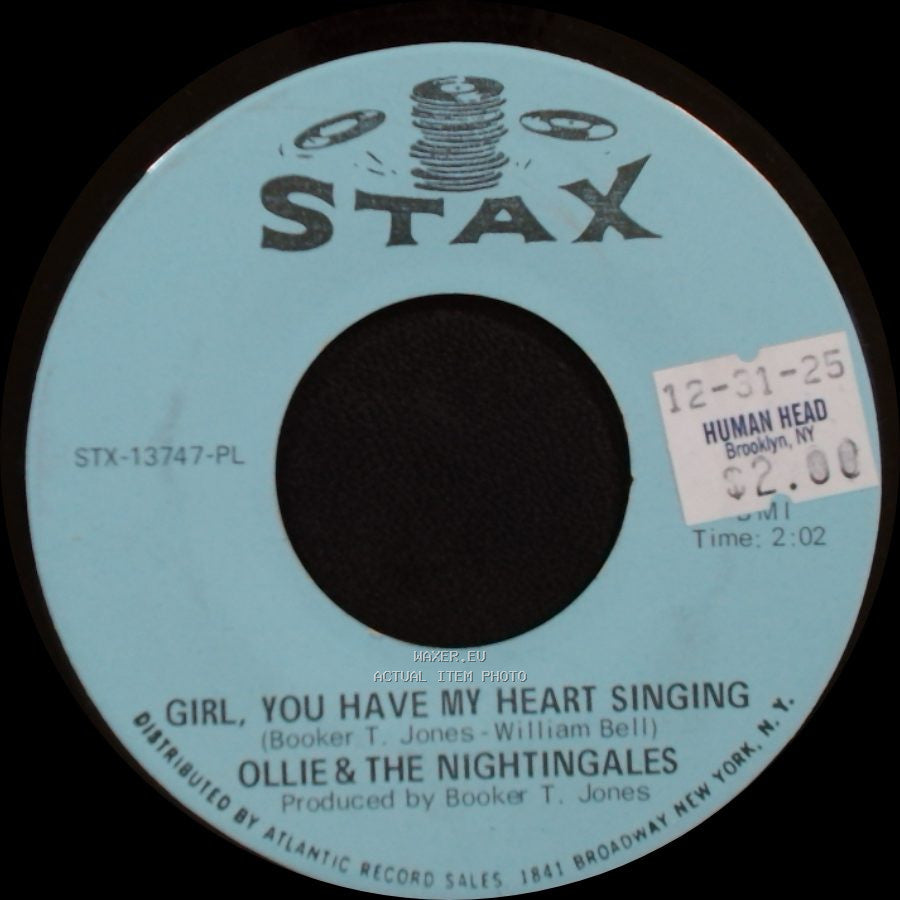 Ollie & The Nightingales - I Got A Sure Thing / Girl, You Have My Heart Singing side B