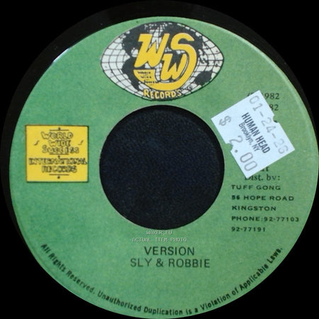 Sly & Robbie / Leroy Smart - Version / She Just A Draw Card side A