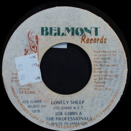 Joe Gibbs & The Professionals - Lonely Sheep / Lonely Sheep side A