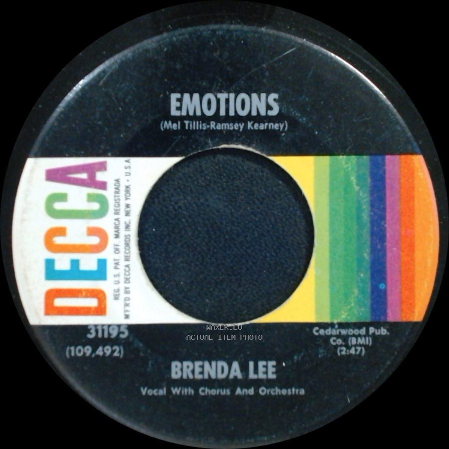 Brenda Lee - Emotions / I'm Learning About Love side A