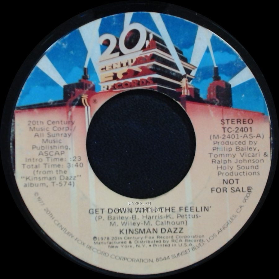 Kinsman Dazz - Get Down With The Feelin' / Get Down With The Feelin' side A