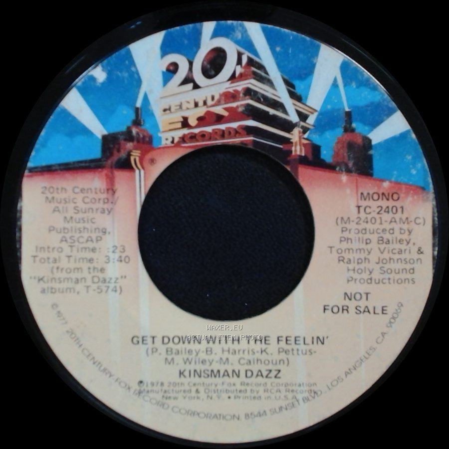 Kinsman Dazz - Get Down With The Feelin' / Get Down With The Feelin' side B