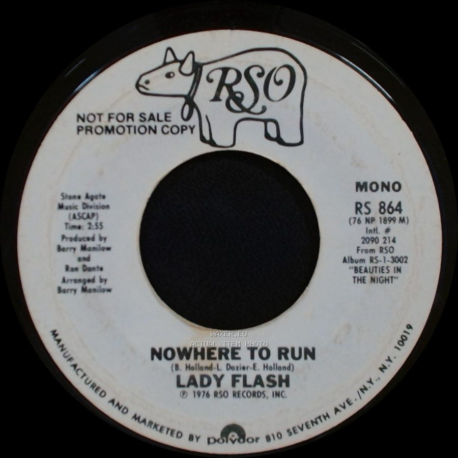Lady Flash - Nowhere To Run / Nowhere To Run side B