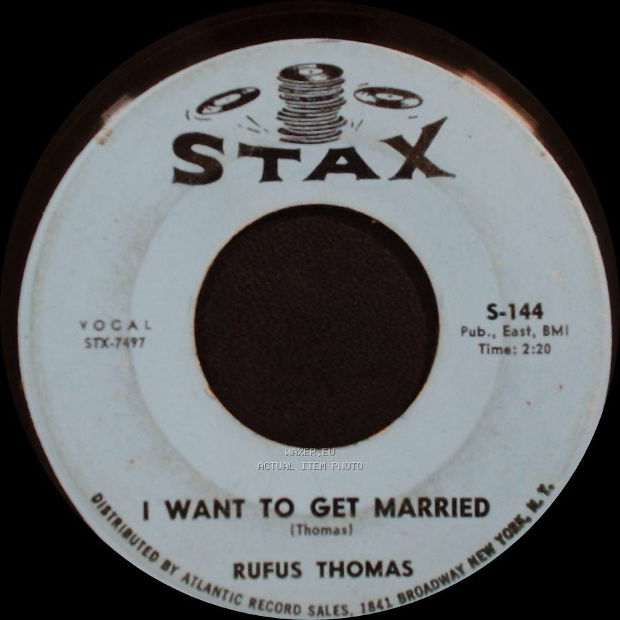 Rufus Thomas - Can Your Monkey Do The Dog / I Want To Get Married side B