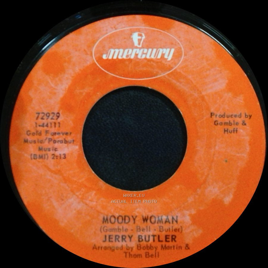 Jerry Butler - Moody Woman / Go Away - Find Yourself side A
