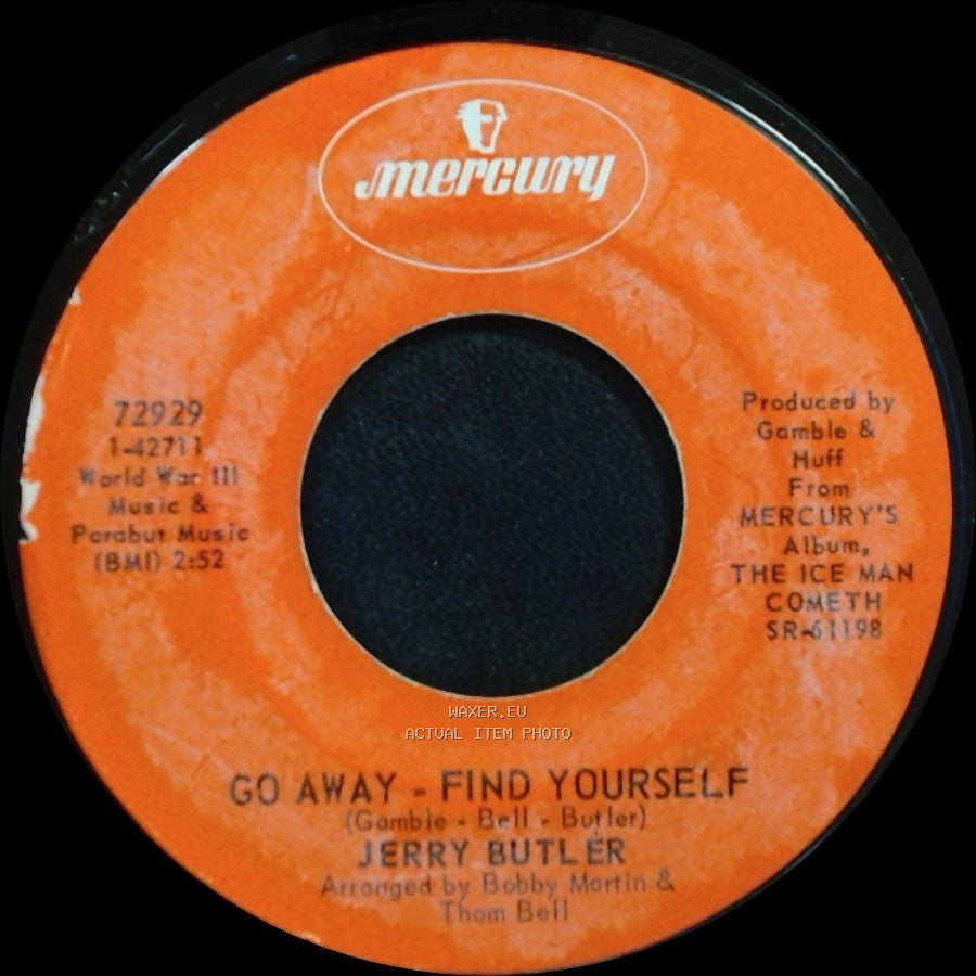 Jerry Butler - Moody Woman / Go Away - Find Yourself side B