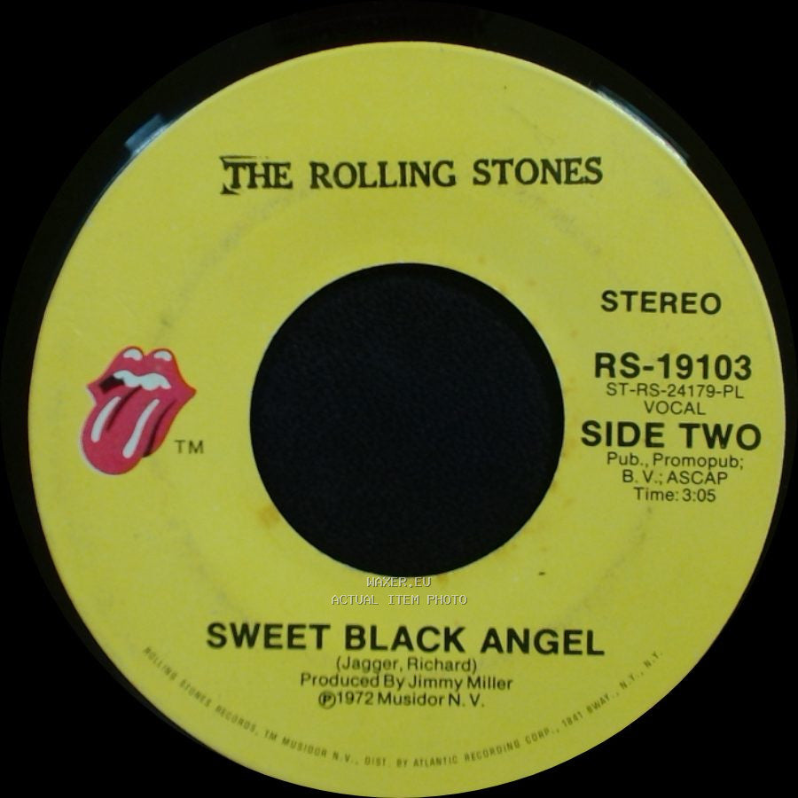 The Rolling Stones - Tumbling Dice / Sweet Black Angel side B