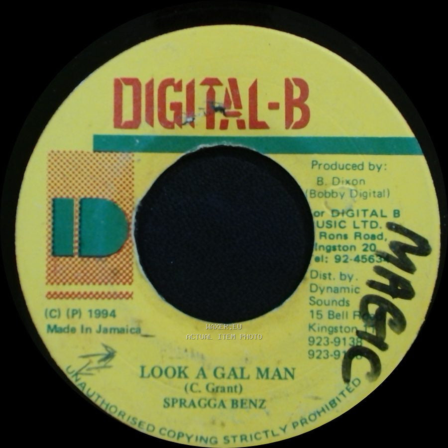 Spragga Benz / Computer Paul - Look A Gal Man / Version side A