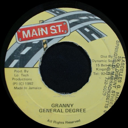 General Degree - Granny / Unknown Title B side A