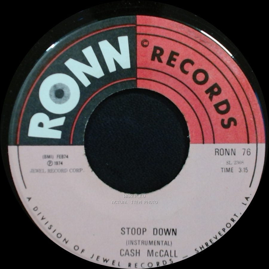 Cash Mccall - Stoop Down (Instrumental) / Stoop Down side A