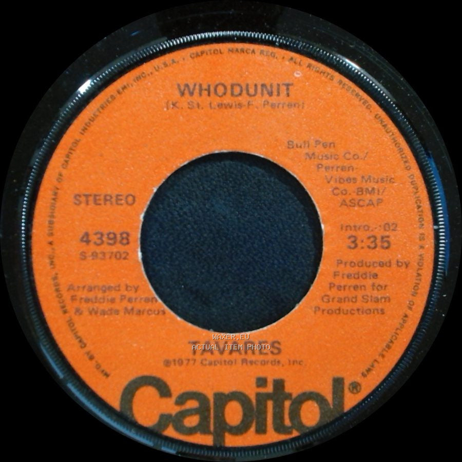 Tavares - Whodunit / Fool Of The Year side A